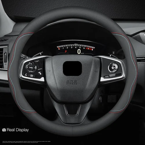 Fundas universales para volante de coche de cuero PU sin anillo interior, adecuadas para accesorios de suministros de interior de coche de 14,5-15 37-38cm