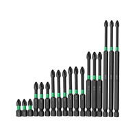 Magnetic Screwdriver Bit Set, 18Pcs Magnetic Head Bits, Steel Screwdriver Bit for Power Screwdriver Impact Drill