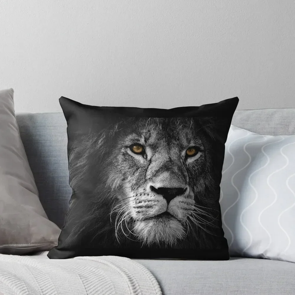 Lion Face Maks Throw Pillow Custom Cushion Pillow Covers Decorative christmas ornaments 2025 pillow