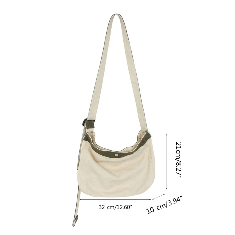 Bolso de hombro de gran capacidad para mujer, bandolera de estilo japonés, bolso de compras, bolso de mano escolar, novedad de 2023