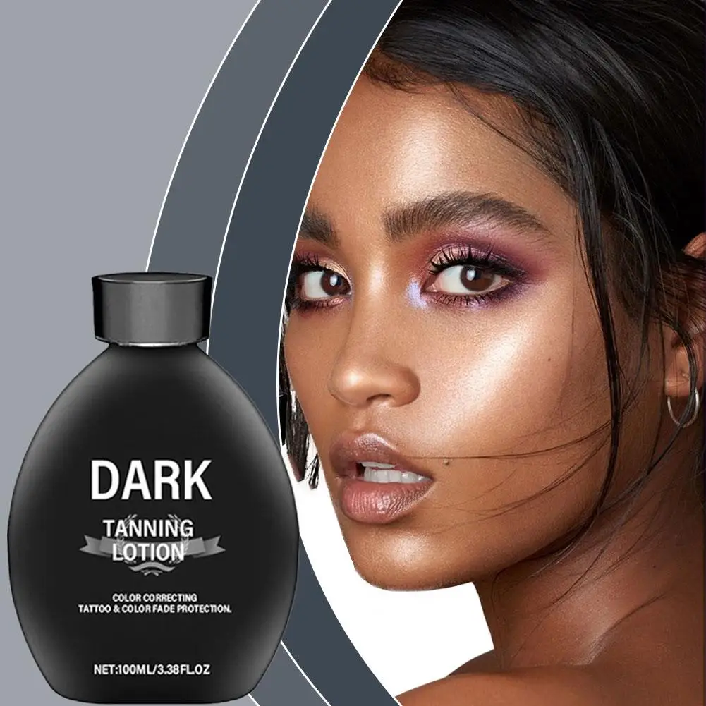 Loción bronceadora sin sol para verano, cuerpo duradero, bronceador intensivo, acelerador marrón, reparación de brillo Natural, crema autobronceadora Solarium