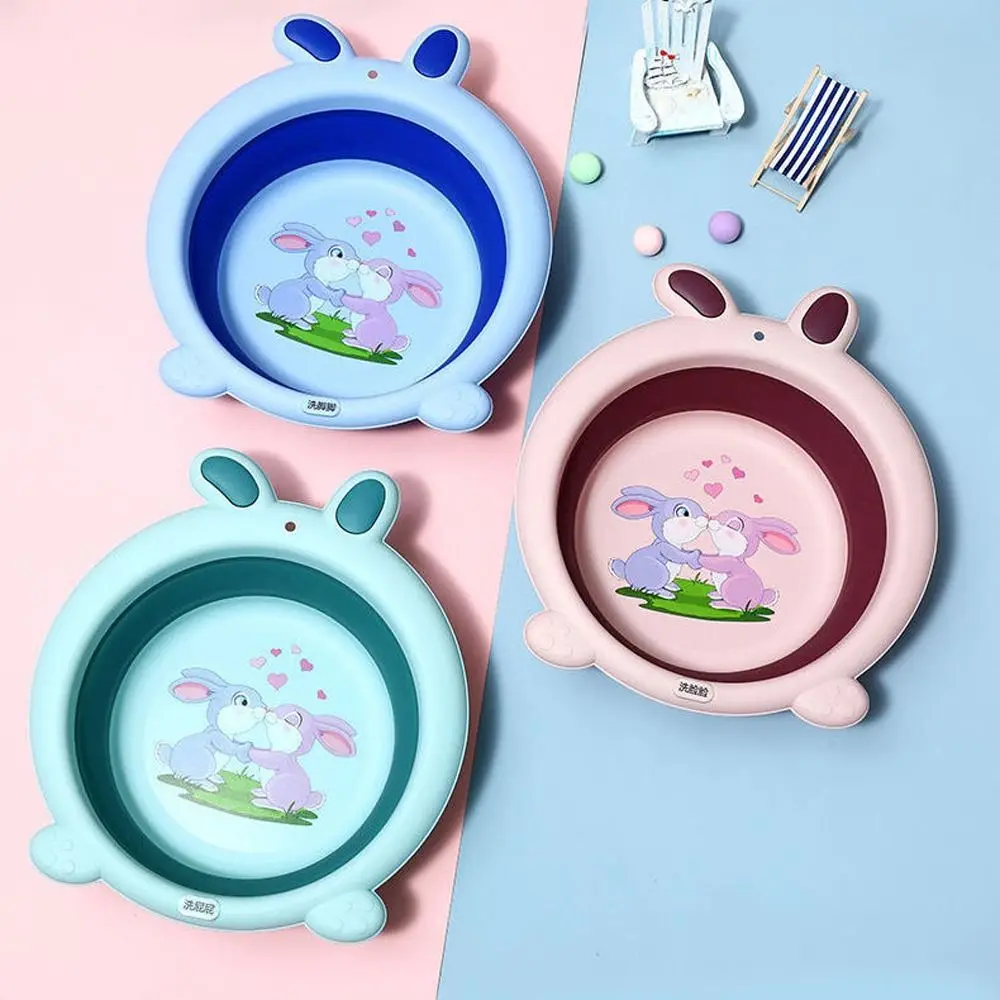 

Care Product Baby Stuff Portable Cartoon Cute Household Folding Basin Kids Bathtub Baby Nursing Supplies Baby Folding Washbasin