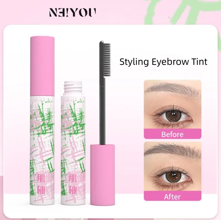 NEIYOU Styling Eyebrow Tinting Cream Waterproof Long Lasting No Color Loss Wild Eyebrow Light Color 6 Colors