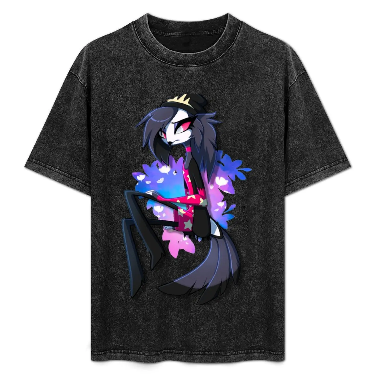 

Helluva Boss Octavia T-Shirt Fashion Letter Print T-Shirt