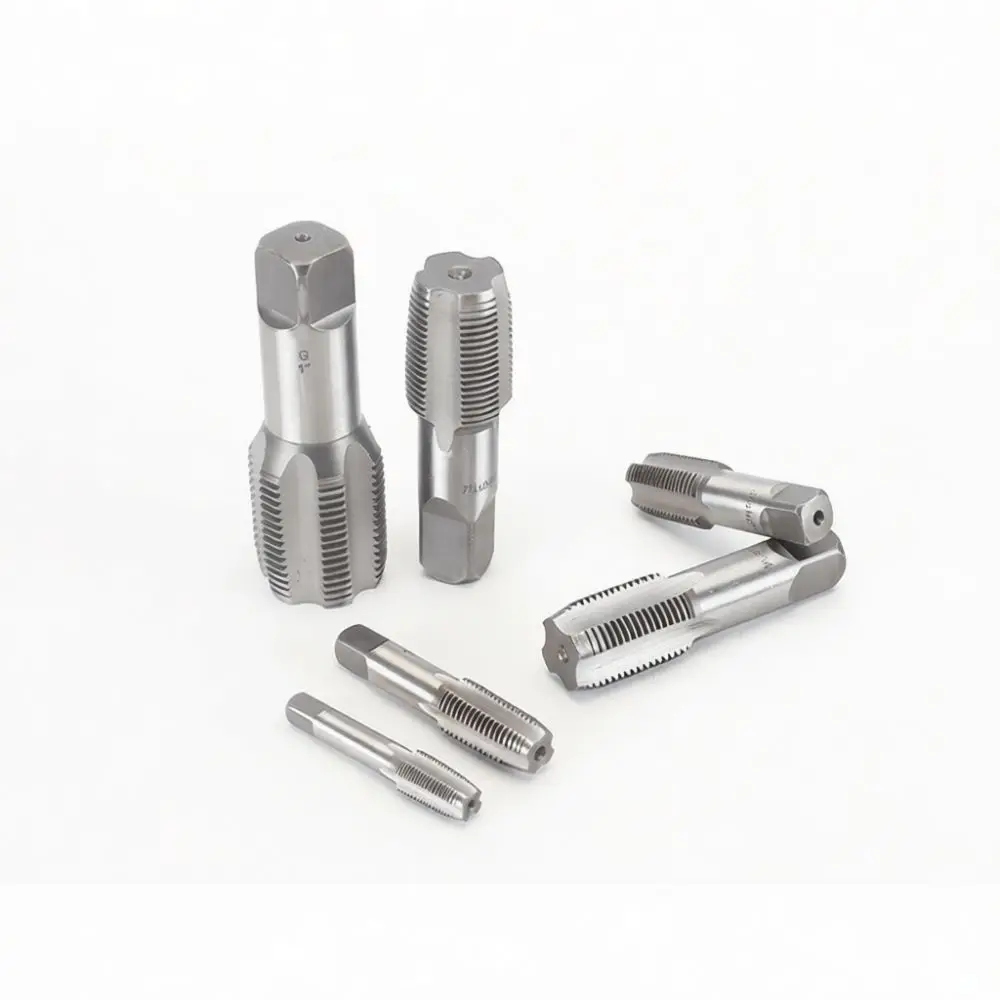 NPT Pipe Thread Tap Repair Drill Bits Manual Screw Rethreading Tooling Plumbing Water Pipe Connector Maintenance Cutting Set