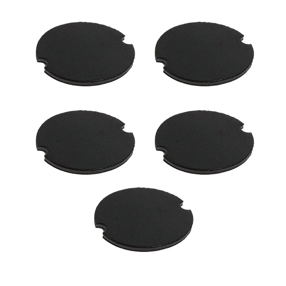 

5PCS PU Rings Display Pads Round Multifunctional Earrings PU Card Holder Jewelry Packaging Organizer Round Ring Stand Vacation