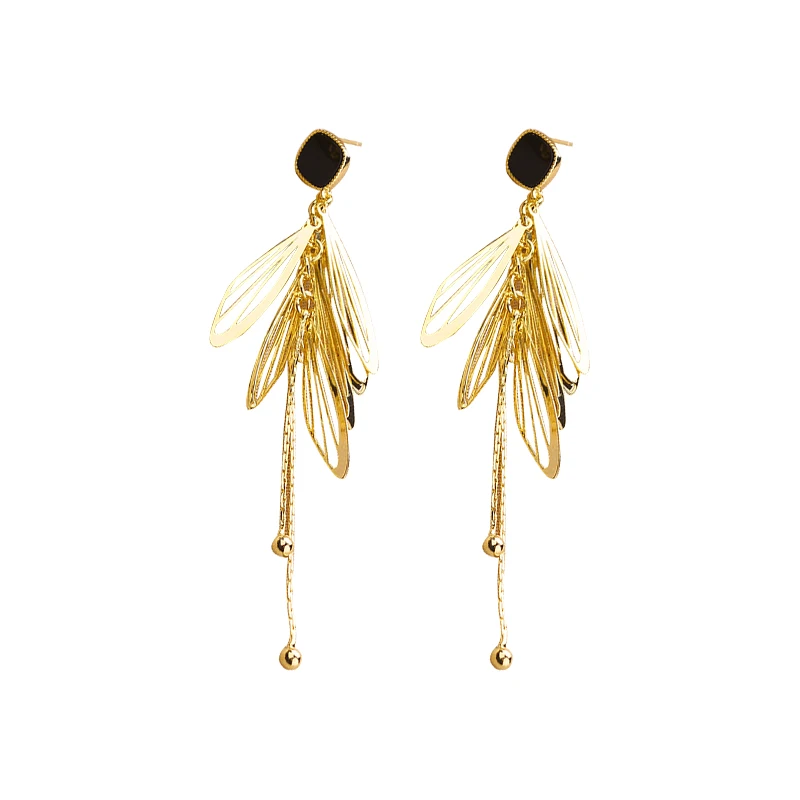 

Fashion temperament tassel atmospheric earrings long earrings for women