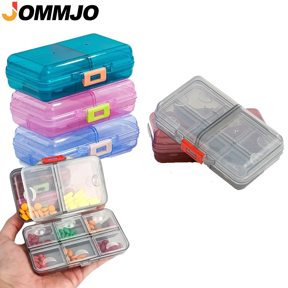 1PCS Weekly Pill Organizer, 7/8 Compartments Travel Daily Pill Case Airtight Moistureproof Large Pill Box To Hold Vitamins