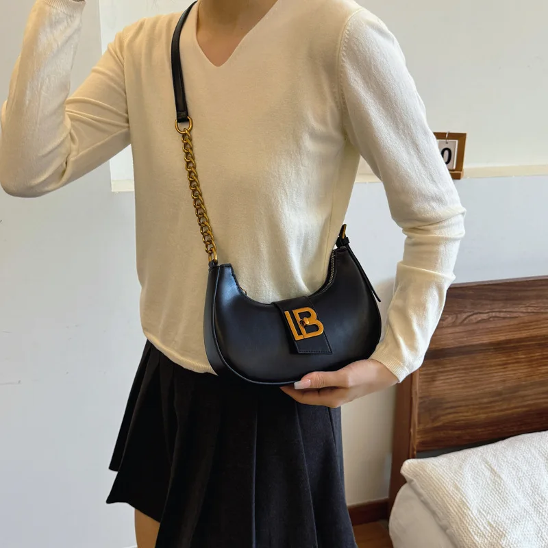 2026 Mini vierkante tas voor dames, chique onderarm- en crossbodytas, veelzijdige en compacte schoudertas voor dagelijks gebruik