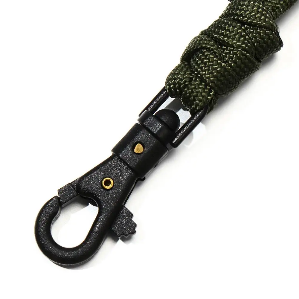 New High Strength Emergency Survival Backpack Parachute Cord Key Ring Paracord Keychain Lanyard Triangle Buckle