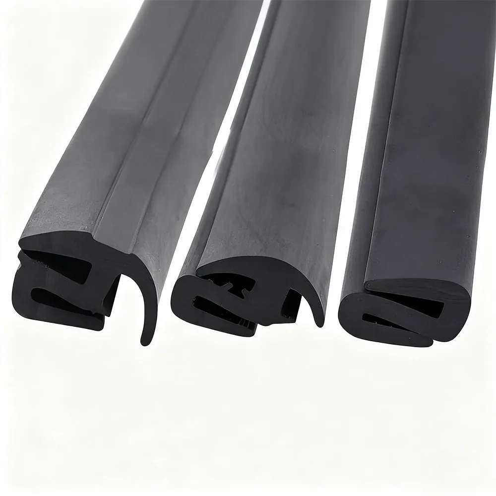 Glass Sealing Strip With Three Mouth Joint Dust-Proof Rubber Strip For Doors And Windows Of Distribution Boxes And Cabinets