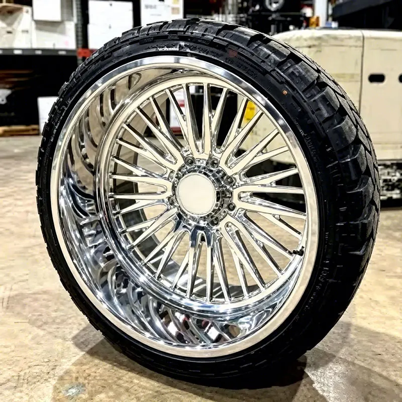 【Hot】Custom Polished Forged Truck Wheels for Dodge for Ram for Ford for GMC 20x10 22x10 22x12 24x10 24x12 24x14 26x12 26x14 26x1