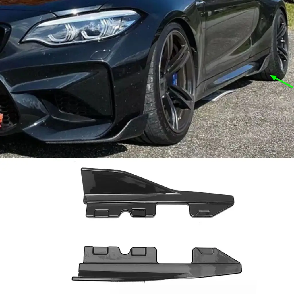 Image of Auto Seitenschweller Sport Styling Seitenspoiler für BMW 2er F22 2014 2015 2016 2017 2018 ABS Body Kits Tuning Zubehör