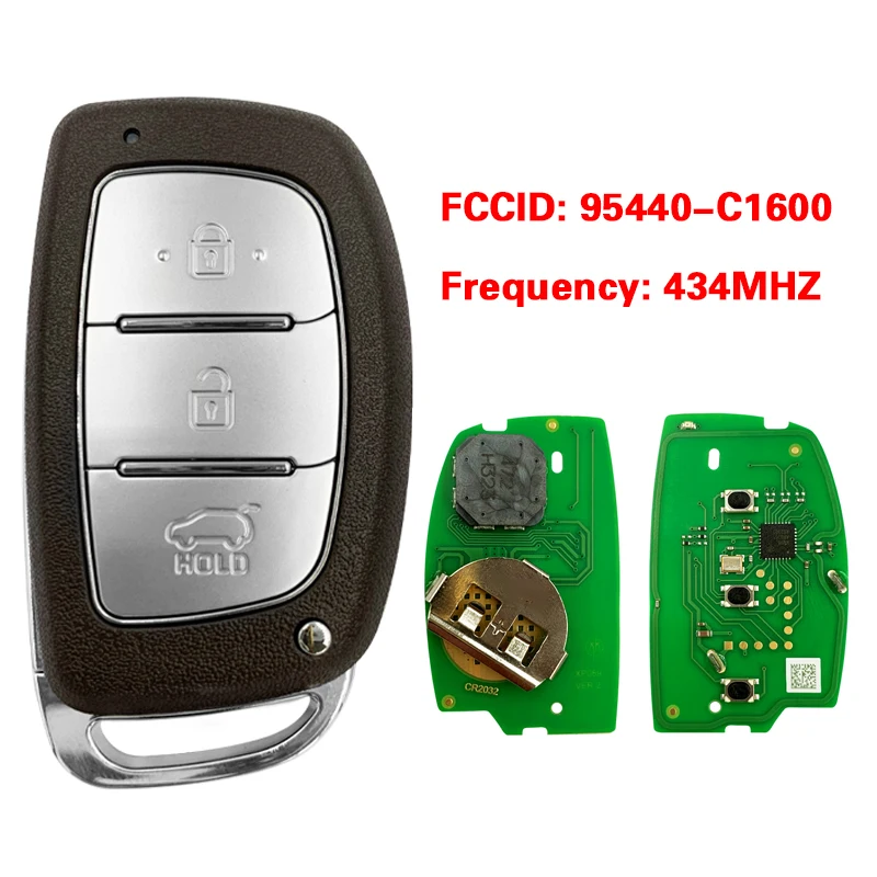 

CN020150 Aftermarket Key 3 Button Smart Remote DST-AES 433MHz 95440-C1600 CCAL14LP0120T2 Keyless Go For Hyundai Sonata 2018+