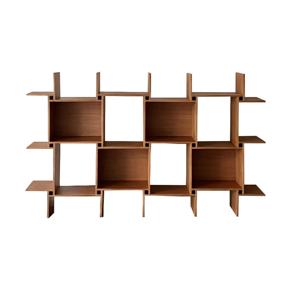 

Shelf Italian medieval style floor-to-ceiling bookshelf storage bookcase display