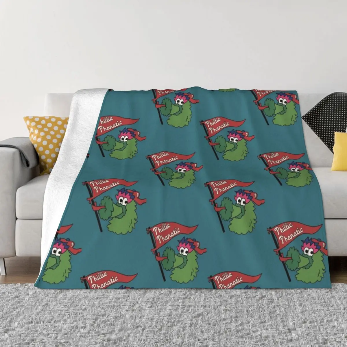 

Phillie Phanatic Throw Blanket Extra Large Throw Summer Beddings Tourist Blankets