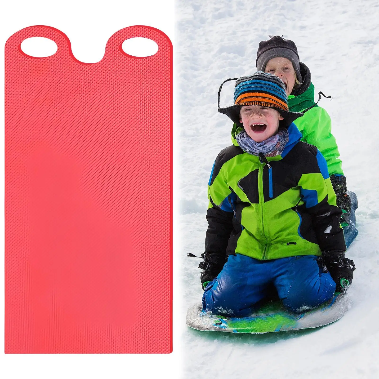 

Свернутые сани для снега, сани для снега, мягкий утолщенный раздвижной коврик для мужчин, детские зимние виды спорта, травяной двор, песочный борд, катание на лыжах