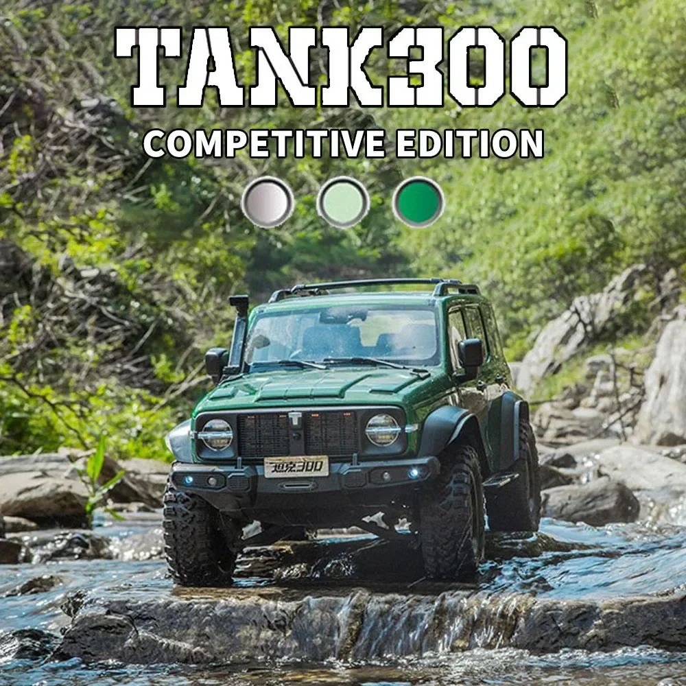 KM TRACTION TANK300 Competitive Edition RTR 2.4GHz 1/8 RC Simulation Electric Remote Control Model Car Crawler Adult Kids Toys