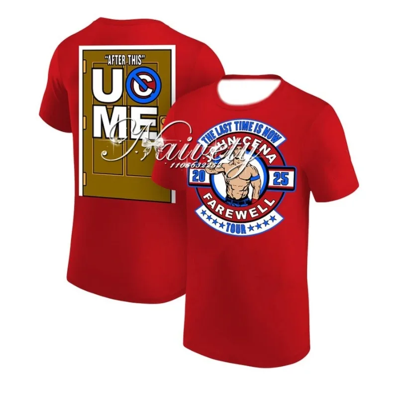 2026/25NewBest-sellingMen'sLight BlueJohnCena وداع TourTorontoT-shirt المرأة تي شيرت الأطفال/الكبار الرياضة التجفيف السريع