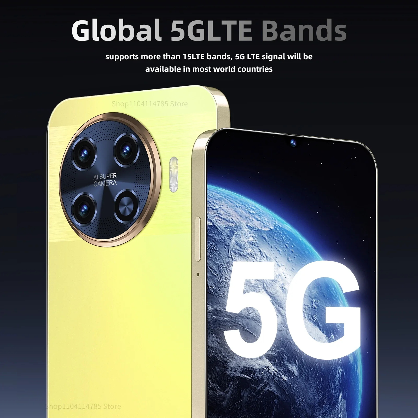 New high-end cell phones 2024 Spark 20 Pro+ smart phone 6.8inch 16G+1T original phones 5g global version android system 108MP