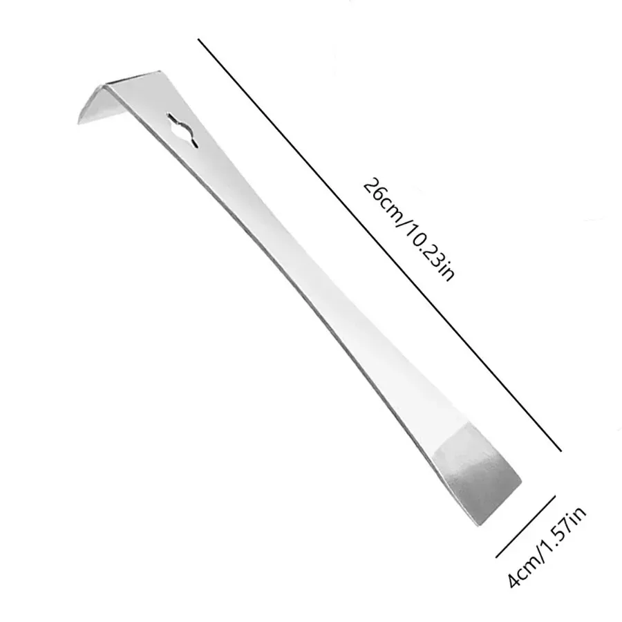 1Pc Stainless Steel Pry Bar Scraper 7 Inch Long Heavy Duty Metal Flat Pry Tool for Automotive Repair Removal image 5