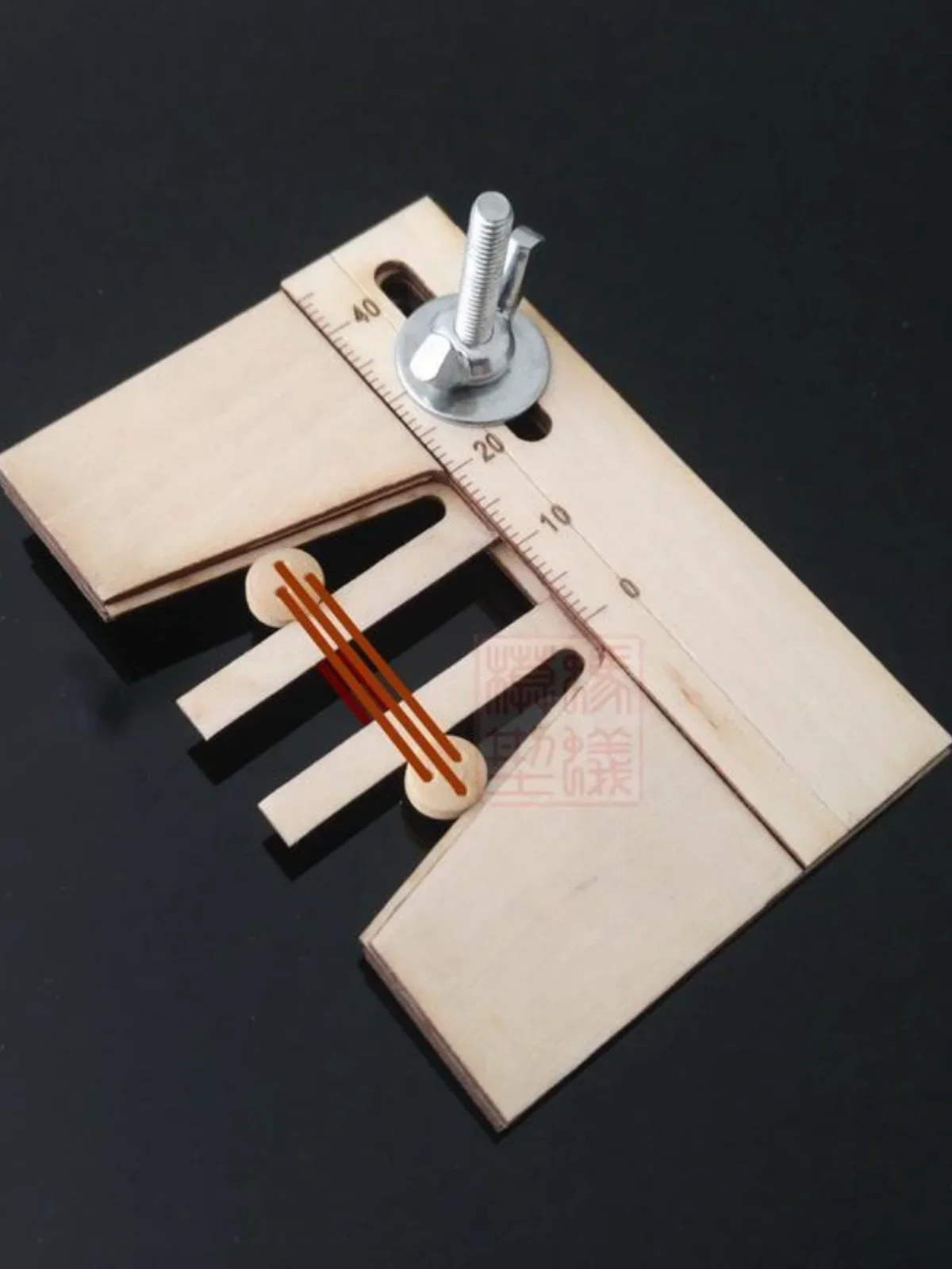 Three Eye Pulley Cable Auxiliary Device Wood Special Assembly Model Building Tool for Model Ship Make Tool Hobby DIY Accessories