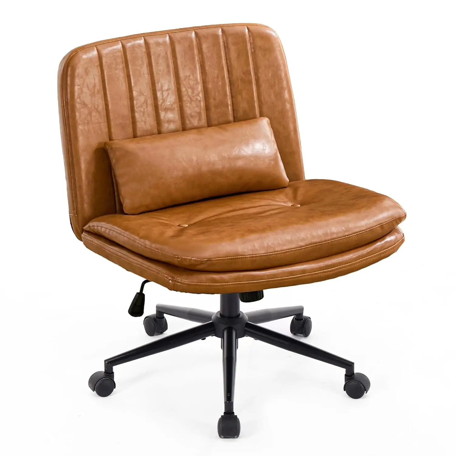 

Стул с перекрещивающимися колесами, офисный стул с широкими перекрестными ногами, настольный туалетный столик, регулируемый по высоте поворотный стул для туалетного столика для домашнего офиса