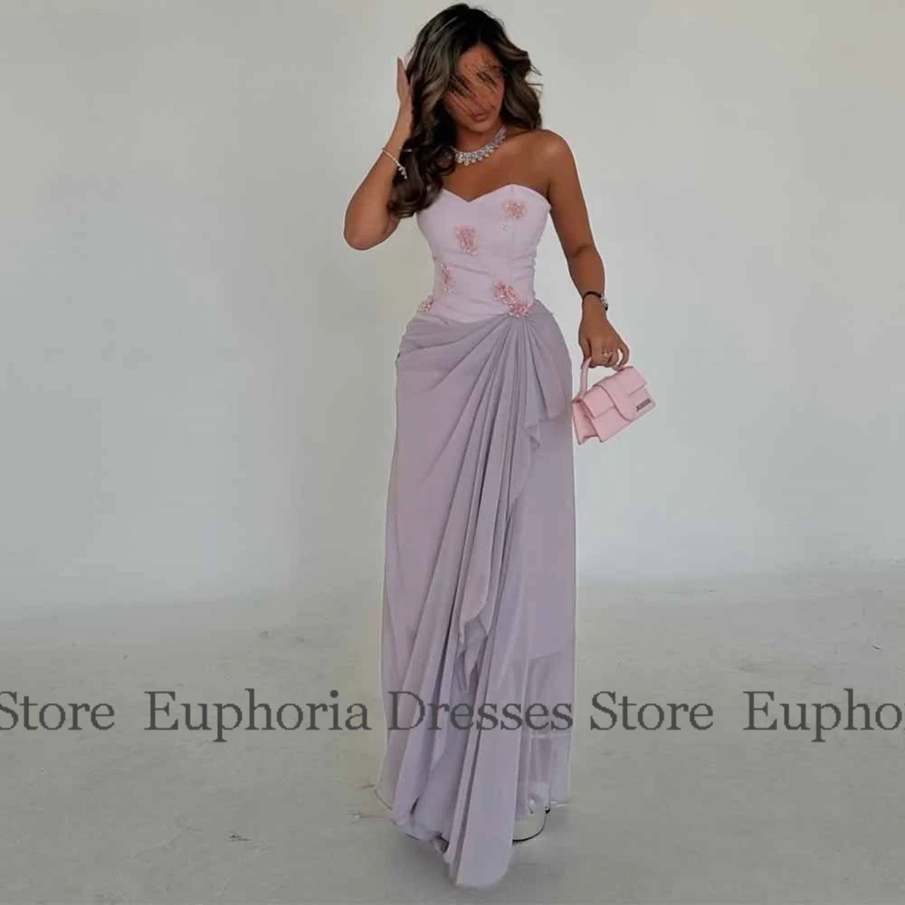 Formal Dresses for Special Occasions Jersey Sheath/Column Birthday Dress Contrast Color Sweetheart Beading Net Evening Dress image 2