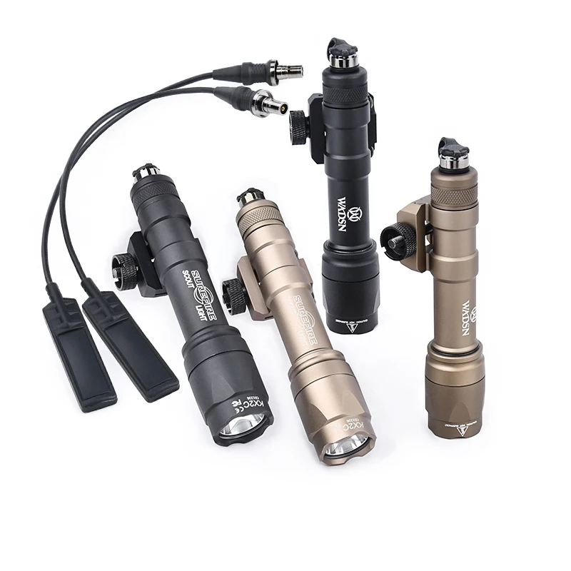 

WADSN SF M600 M600C Flashlight 600 Lumens Tactical Surefir Scout Light High Power White LED Lamp Airsoft Gear Outdoor Hunting