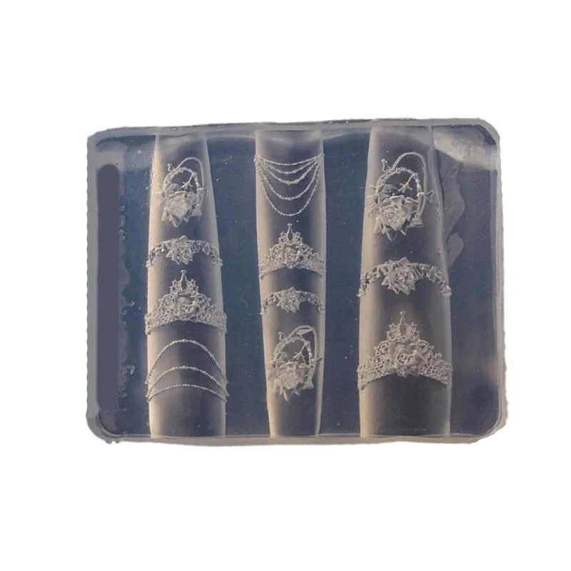 

Модный набор силиконовых форм с бантом для изготовления 3D-ювелирных изделий для ногтей и персонализации проектов, для