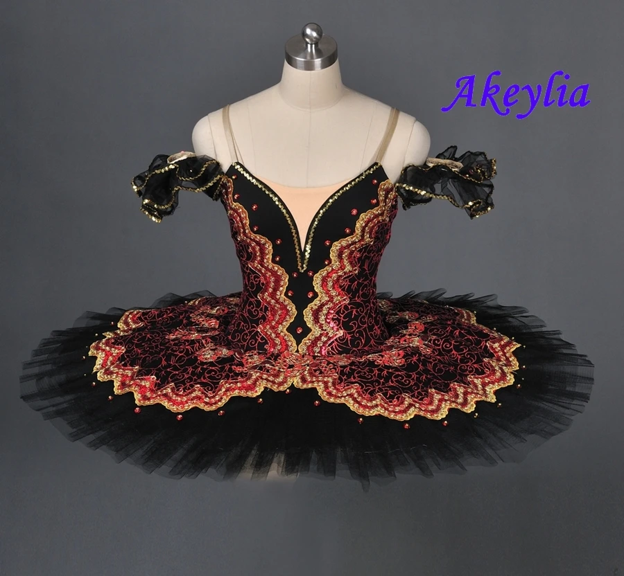 La Esmeralda-Costume de scène de plateau de ballerine de crêpes pour femmes, jupes tutu pour adultes, tutus de ballet professionnel, costume de danse pointue