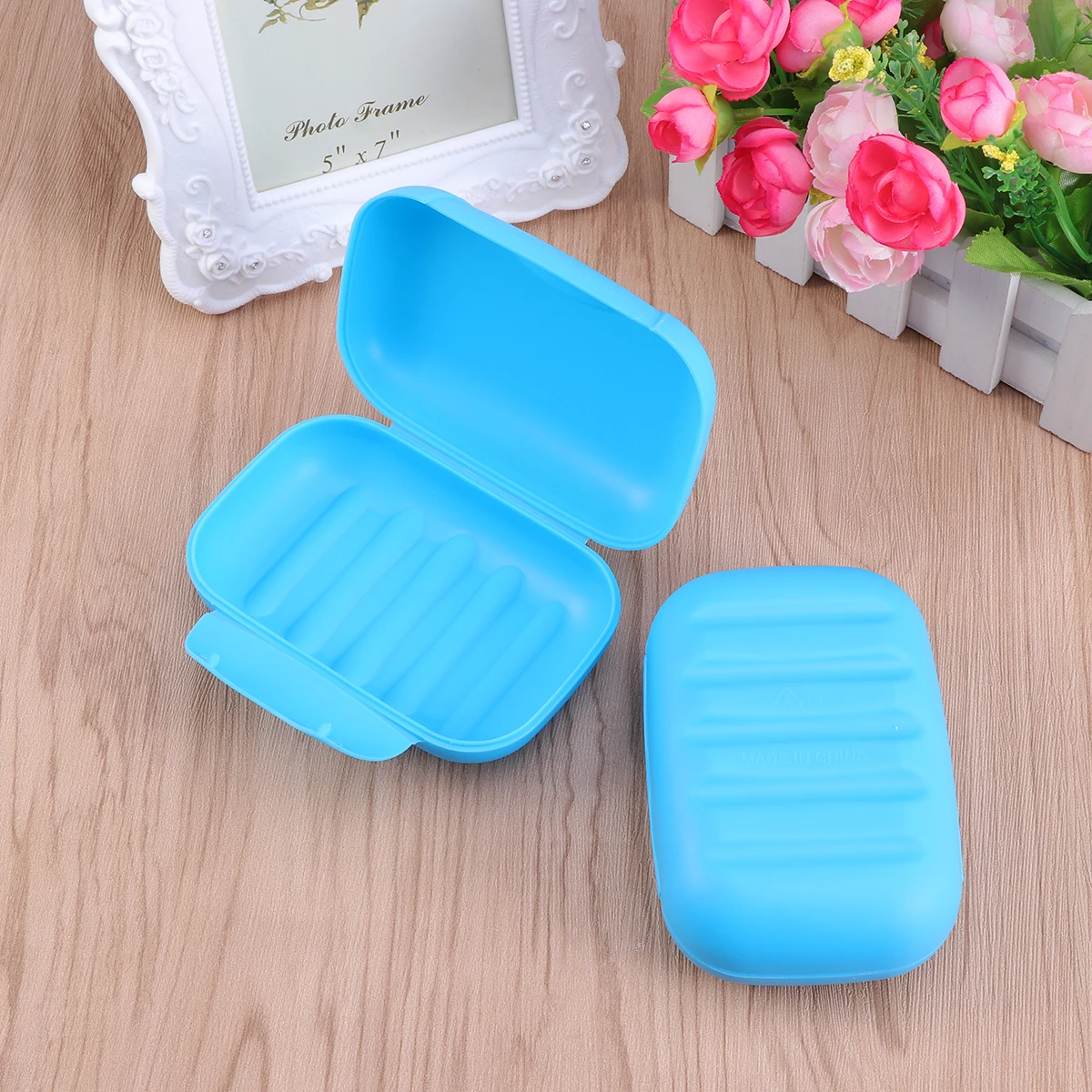 

Portable Soap Box Leakproof Travel Case Sealed Container for Bar Traveling Decorate