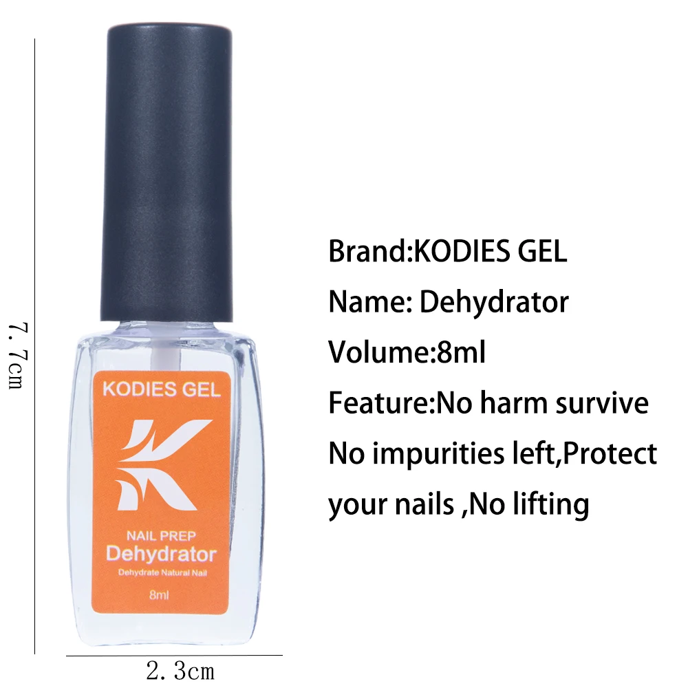 KODIES GEL 2 Teile/satz Primer Dörr Prep Basis Mantel für Nägel UV Gel Polnischen Ultrabond Bonder Gellak Langlebige 8ML Nailart