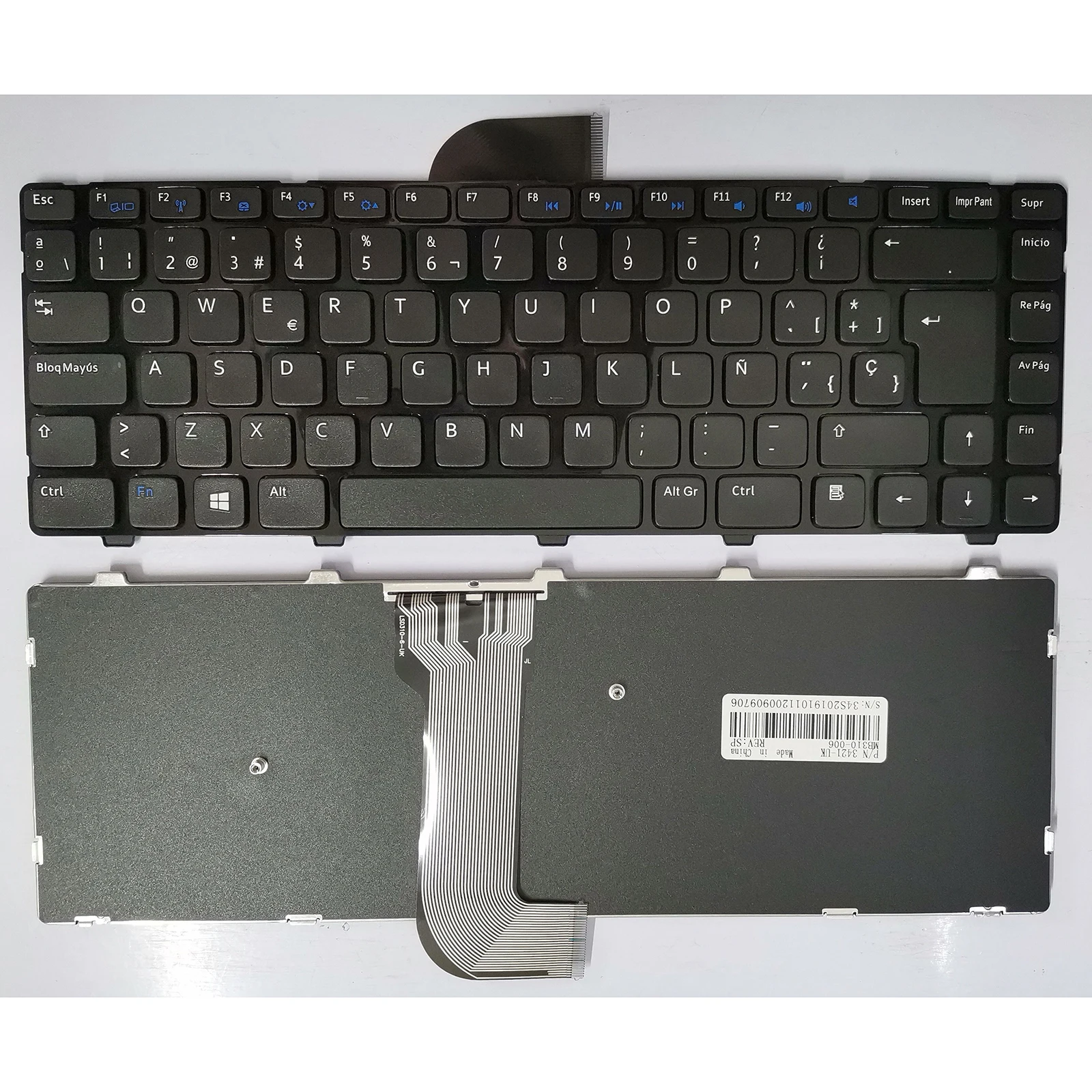 SP Laptop keyboard for Dell 14 3421 V2421 5421 5437 5435 M431R 15Z 5523