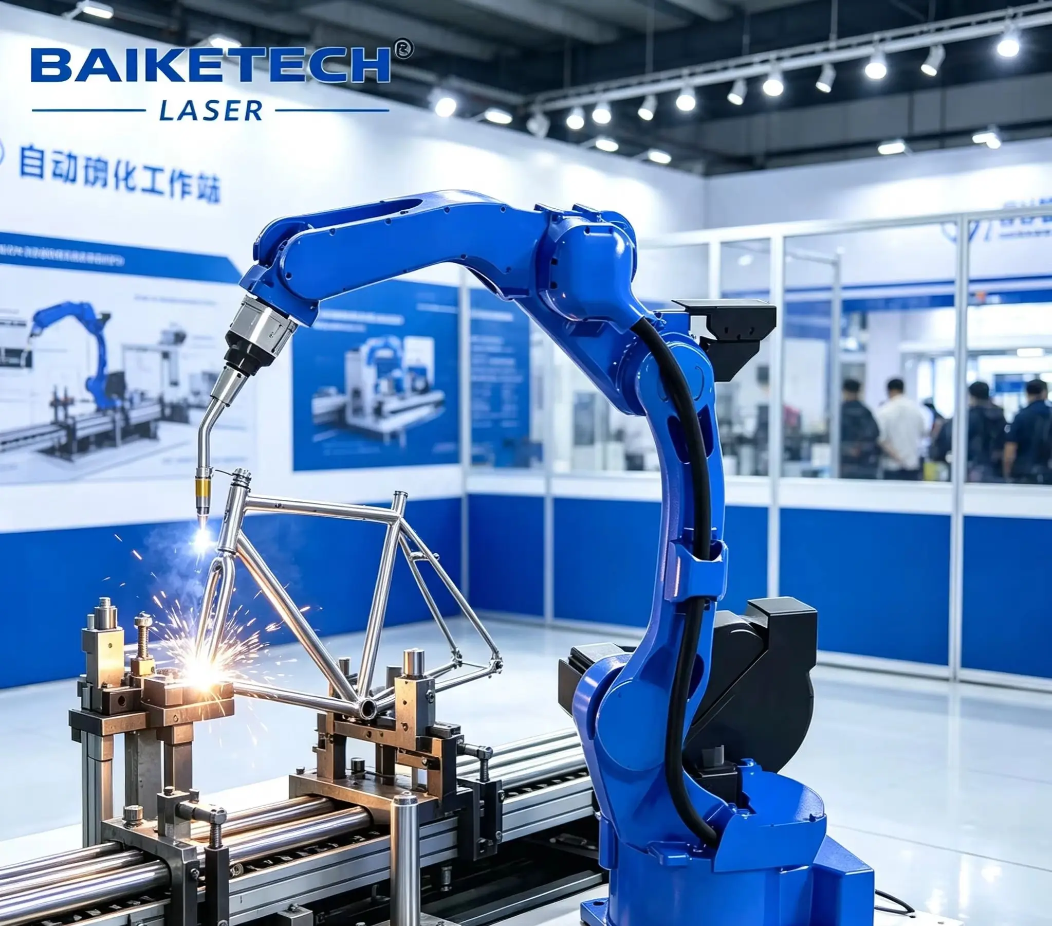 Factory 3D Robotic Laser Welding Machine Automatic 6 Axis Robot Laser Welder Precision Metal Continuous Welding Equipment