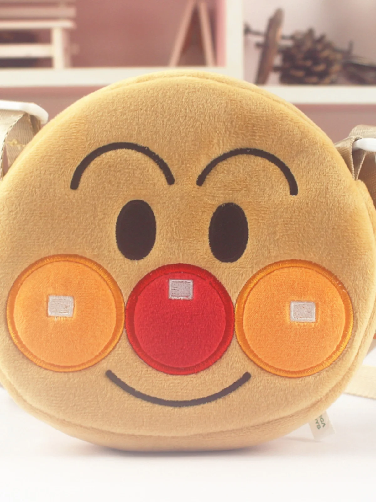 

Cute New Red Bean Plu Toy Coin Purse Crossbody Bag Multi-Use Mobile Phone Bag Children Large Cross Bag