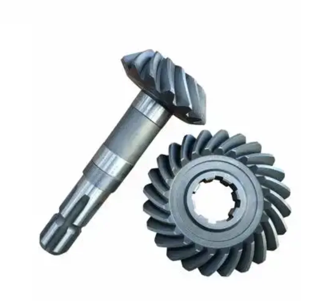 Steel CNC Machined Differential Crown Wheel Gears Straight Bevel Gear Parts For Motor Gearbox Pump Engine Core Components