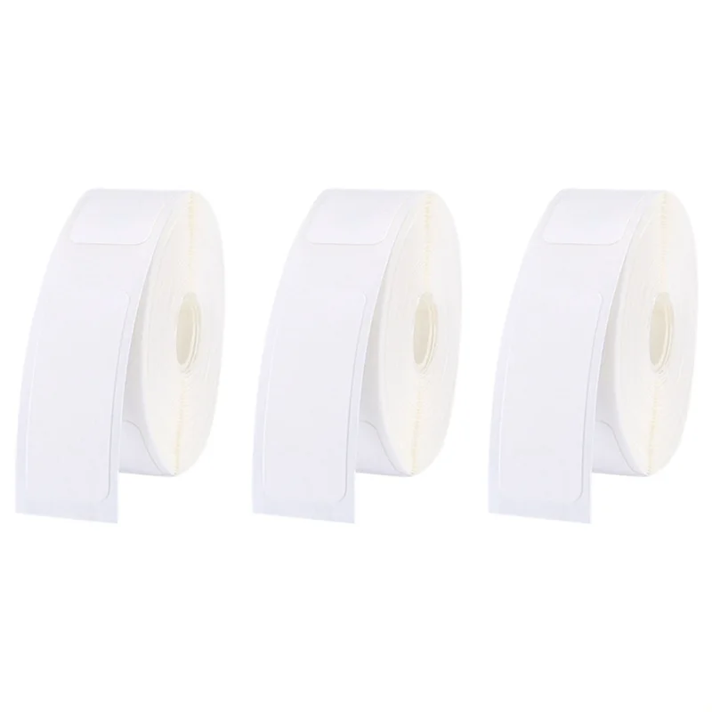 

AM-3Pcs Label Tape Of Printer Adapted Label Printing Paper Office & Home Labeling Tape Parts Accessories For NIIMBOT D11/D110/D1