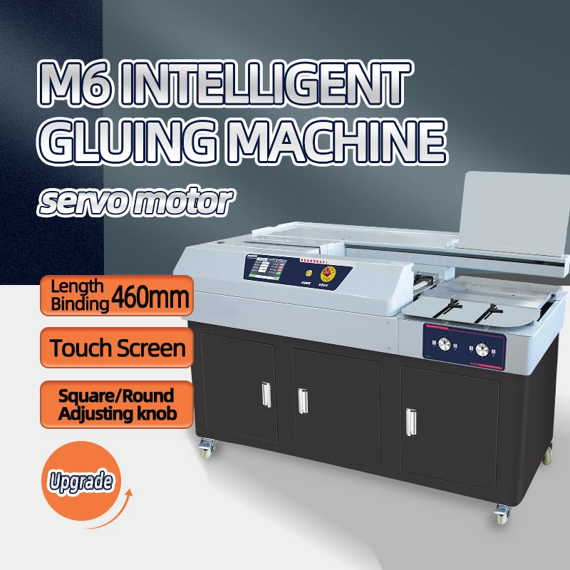 M6 A3 A4 Size Glue Binder Machines Automatic Hot Melt Books Glue Perfect Binding Machines