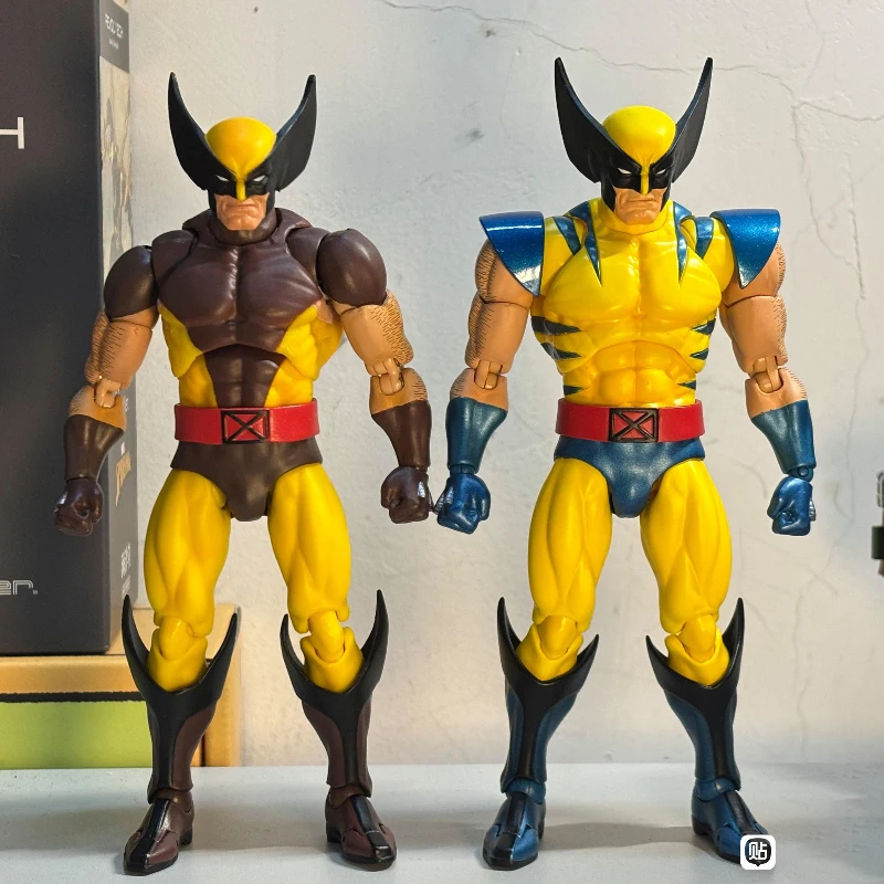 Ct Toys Wolverine Figure Brown Comic Mafex 138 X-Men Anime Action Figure Shf Figurine Model Statue Toys Christmas Gifts