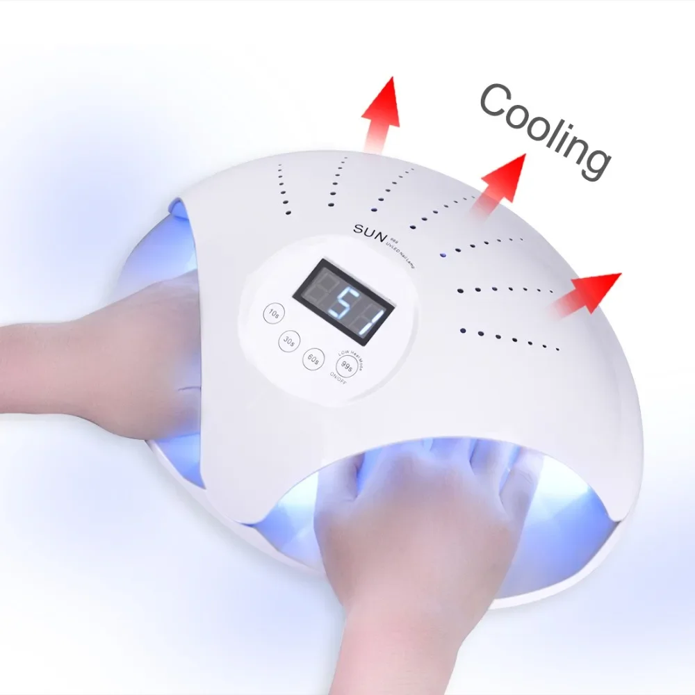 Led UV Lamp Nail UV Led Lamp Gel Lamp Manicure Foot Lamp Nail Dryer Two Hands UV Nail Lamp Nails Lamp Drying Nails UV Light Gel