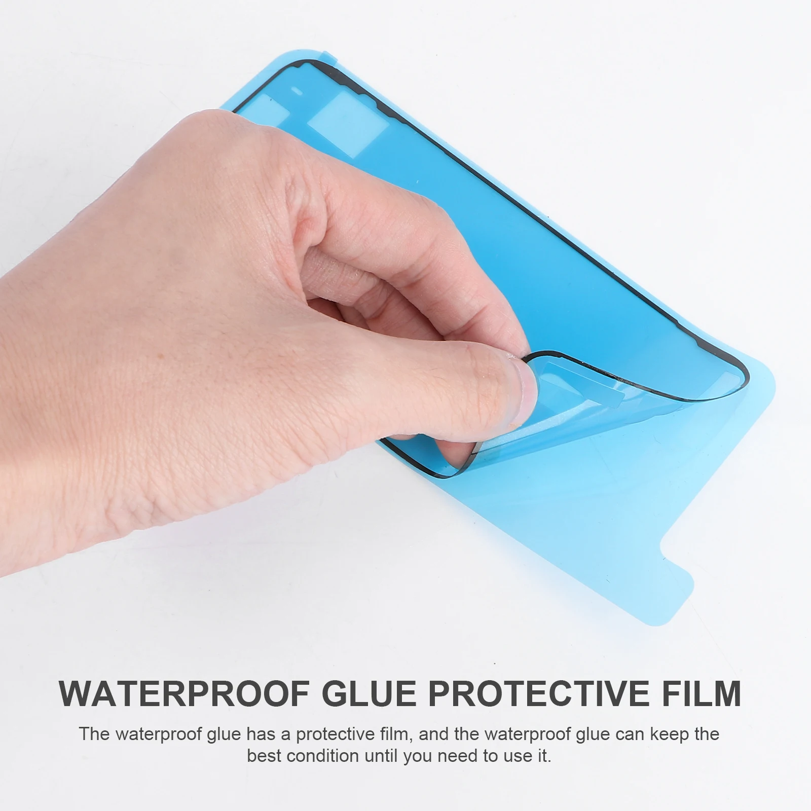 

10 Pcs Waterproof LCD Glue Black Phone Frame Adhesive Strips Pre Cut Seals Stickers for X Repair Tools Screen Display