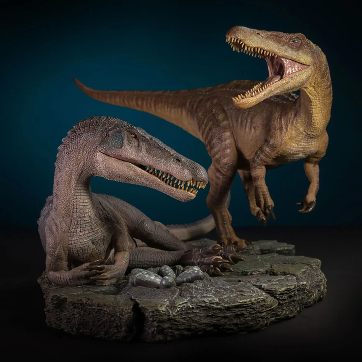 Jurassic Nanmu Baryonyx Santiago Calypso dinosaur toy boy animal doll hand model