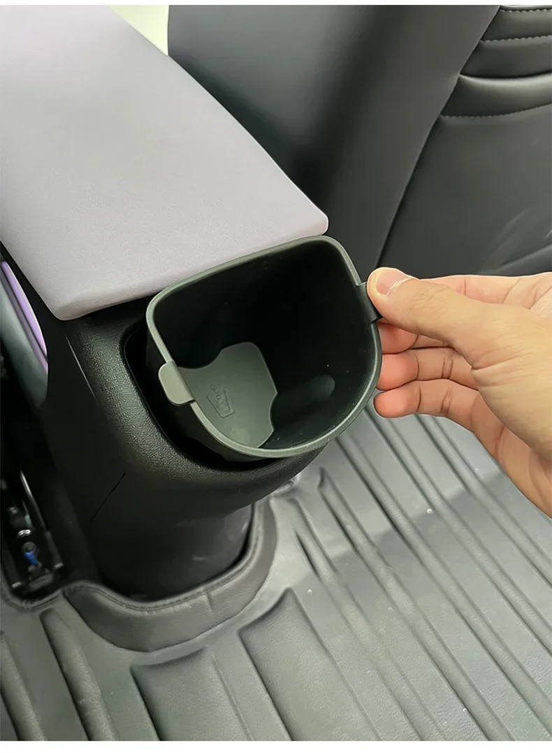 Mittelkonsolen-Aufbewahrungsbox für BYD Dolphin, TPE Anti-Rutsch-Organizer, passgenaue Armlehnen-Aufbewahrung für 2021-2025, reduziert Geräusche – Detail 15