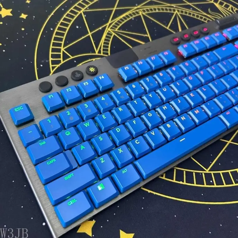 W3JB Ergonomische Ersatz-Tastenkappen, nicht glänzende Oberfläche für G915/G913 Rapid Typing Solution – Detail 10