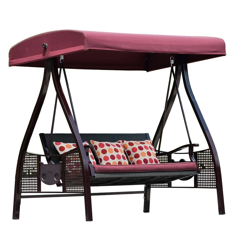 Außen interior Langlebig Garten Rattan Terrasse Doppel Schaukel Stuhl