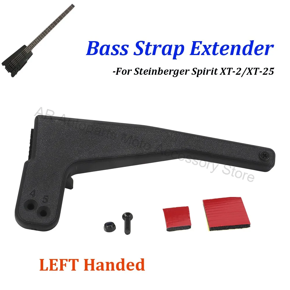 Para bajo eléctrico Steinberger Spirit XT-2/XT-25, extensor de correa de bajo Hohner B2AV - ModRod US