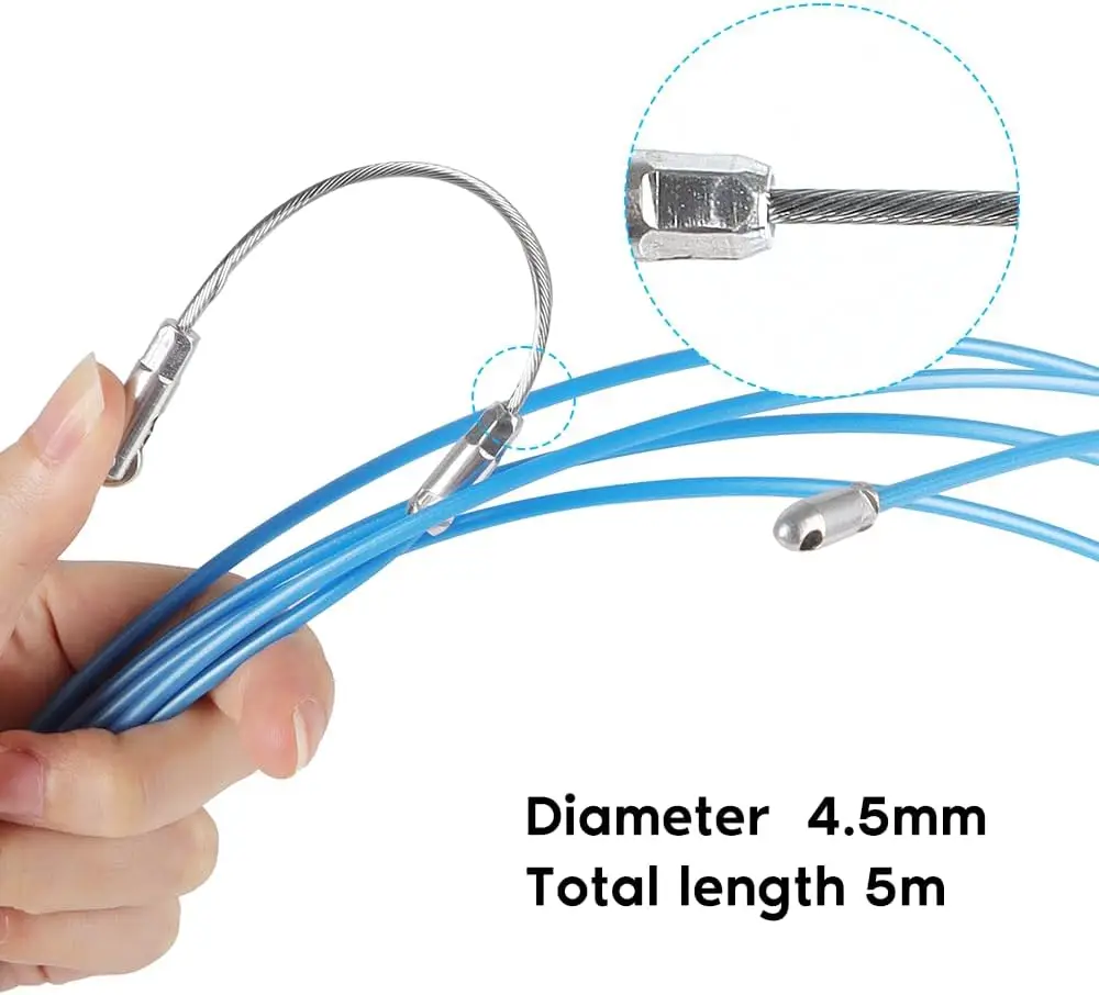 5-50m Universal Cable Guide Tape Puller Extractor Glass Fiber For Telecommunications Electrical Wall Wire Conduit Accessories image 6