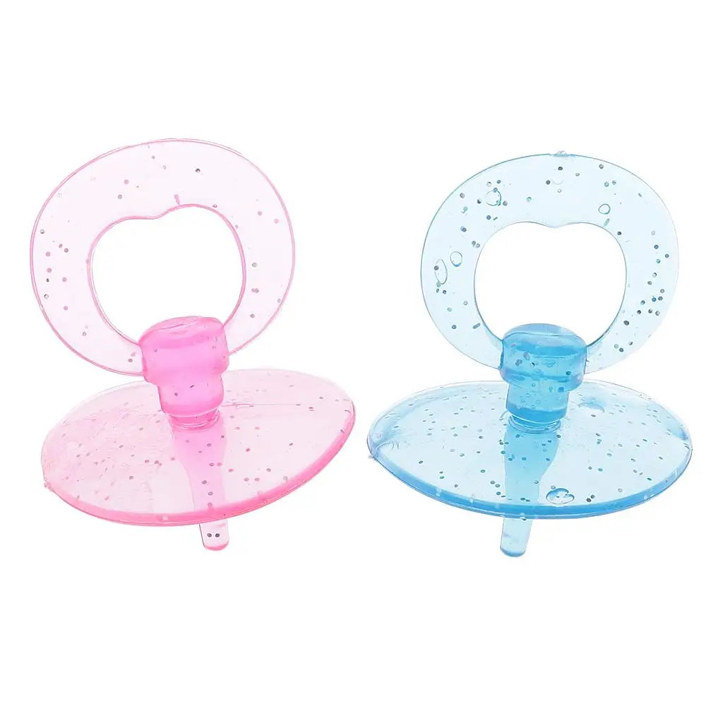 Baby Doll Pacifier Set Random Color Miniature Dolls Accessories for Kelly Dollhouse Play Room