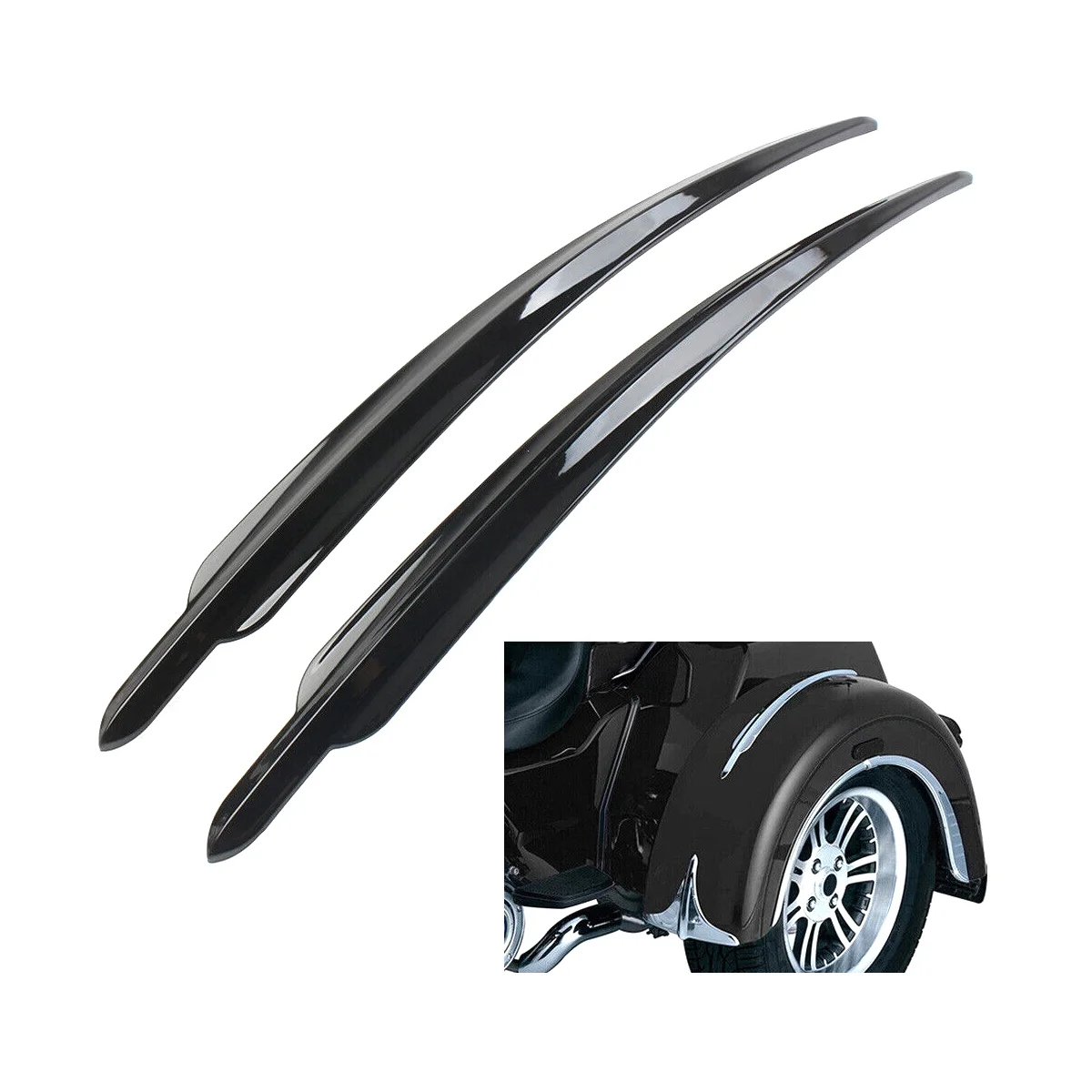 

Rear Fender Top Center Trim Fit for Harley Trike Tri Glide Ultra FLHTCUTG